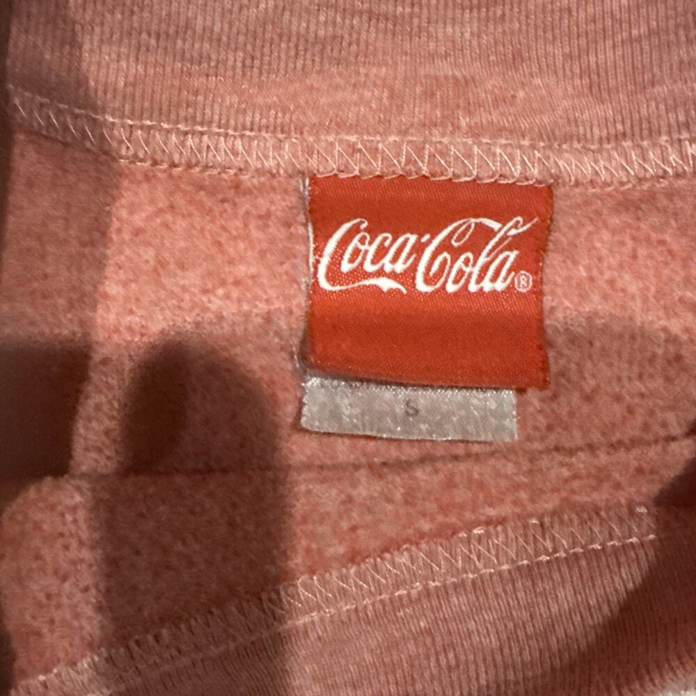 Coca-Cola Pink Enjoy Logo Sweatshirt Size Small - Picture 2 of 6